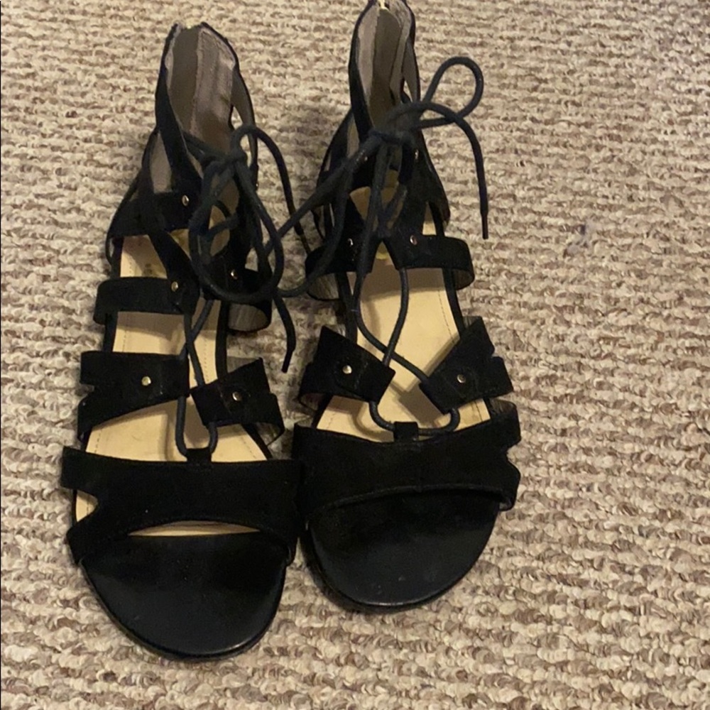 Lace up sandals